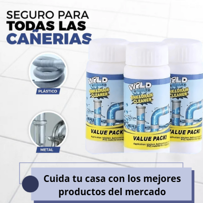 3 Limpiador de Drenaje 110g Destapador