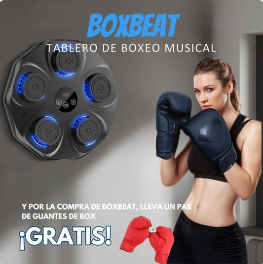 Máquina Boxeo Musical Guantes Bluetooth